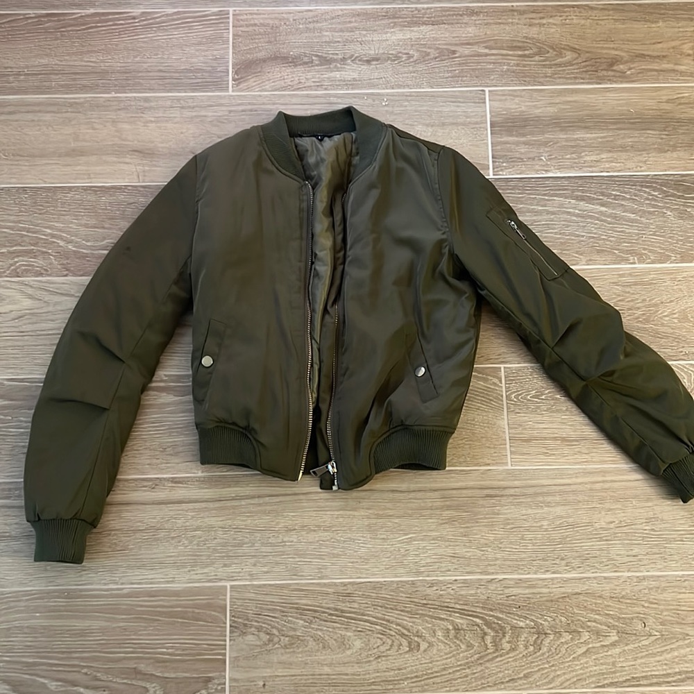Green Bomber Jacket